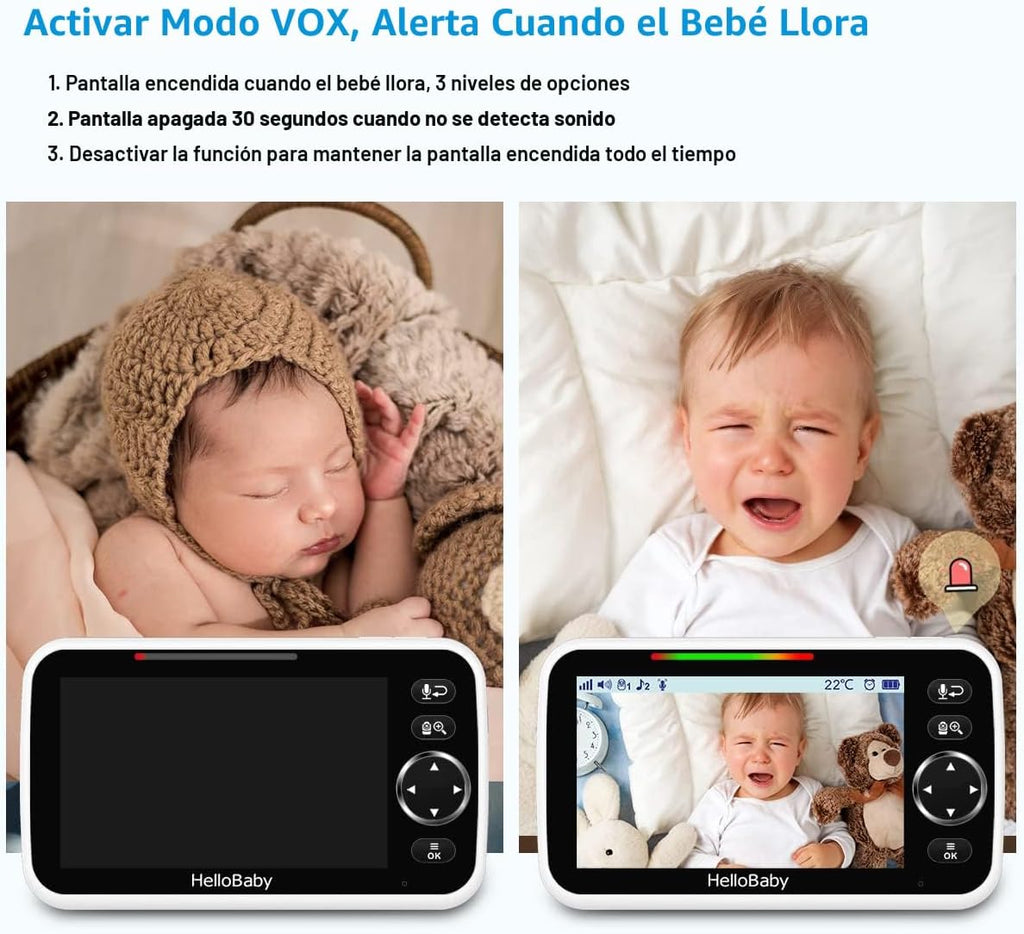 HelloBaby Monitor de bebé