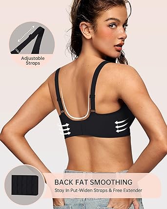 Brasier con escote en V profundo para mujer.