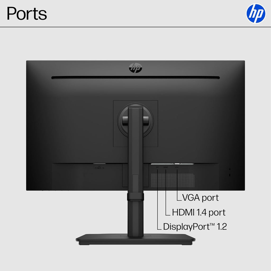 Monitor HP Serie 3 de 27 pulgadas FHD, pantalla Full HD (1920 x 1080), panel IPS, relación de contraste 1300:1, 250 nits, Eye Ease con certificación Eyesafe, negro, 327se (2025)