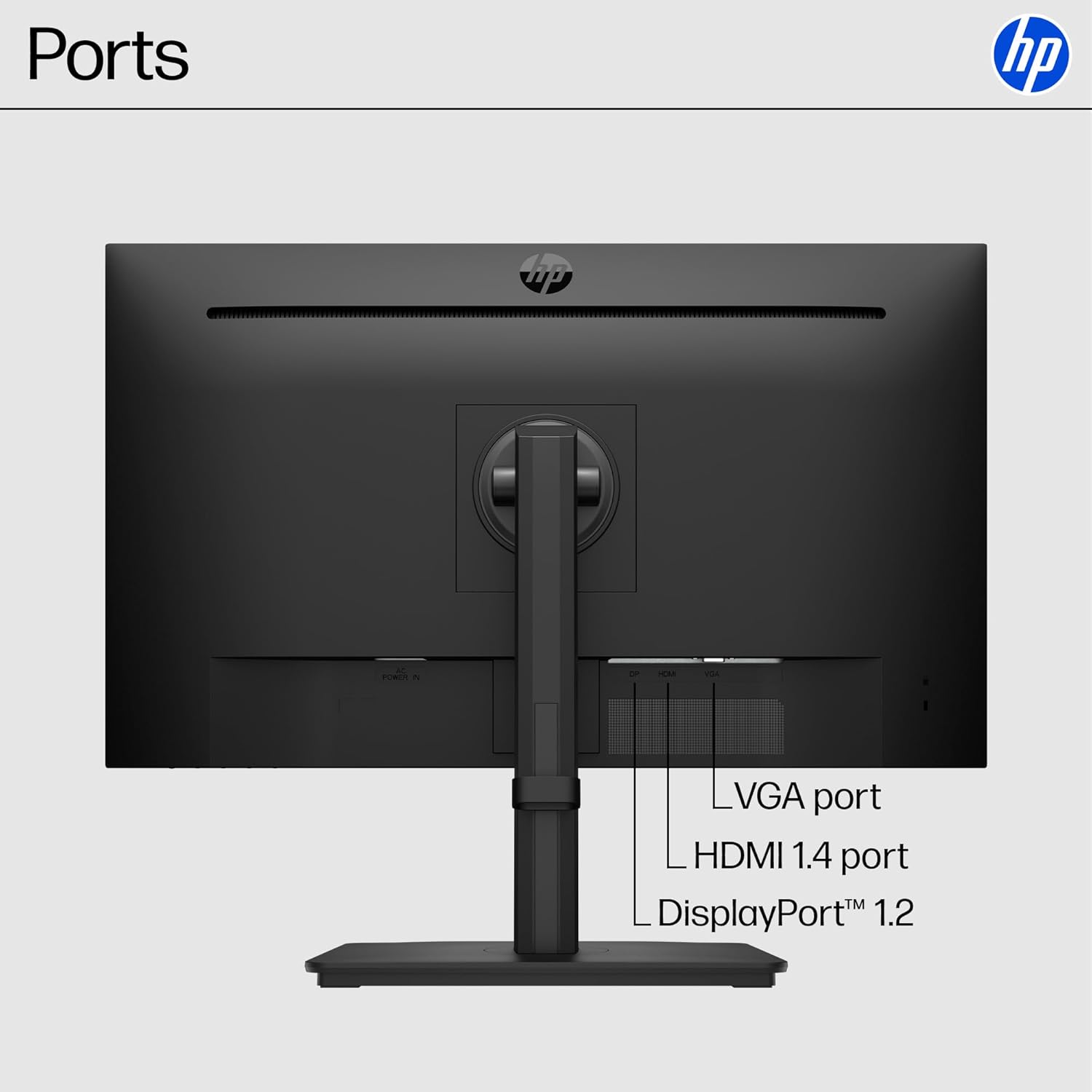 Monitor HP Serie 3 de 27 pulgadas FHD, pantalla Full HD (1920 x 1080), panel IPS, relación de contraste 1300:1, 250 nits, Eye Ease con certificación Eyesafe, negro, 327se (2025)