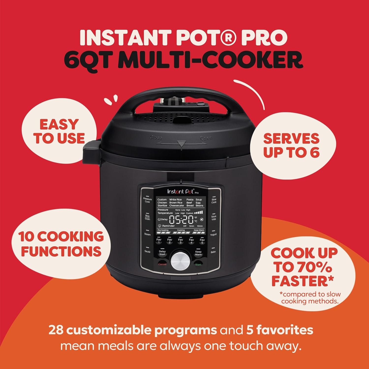 Instant Pot Pro olla eléctrica a presión