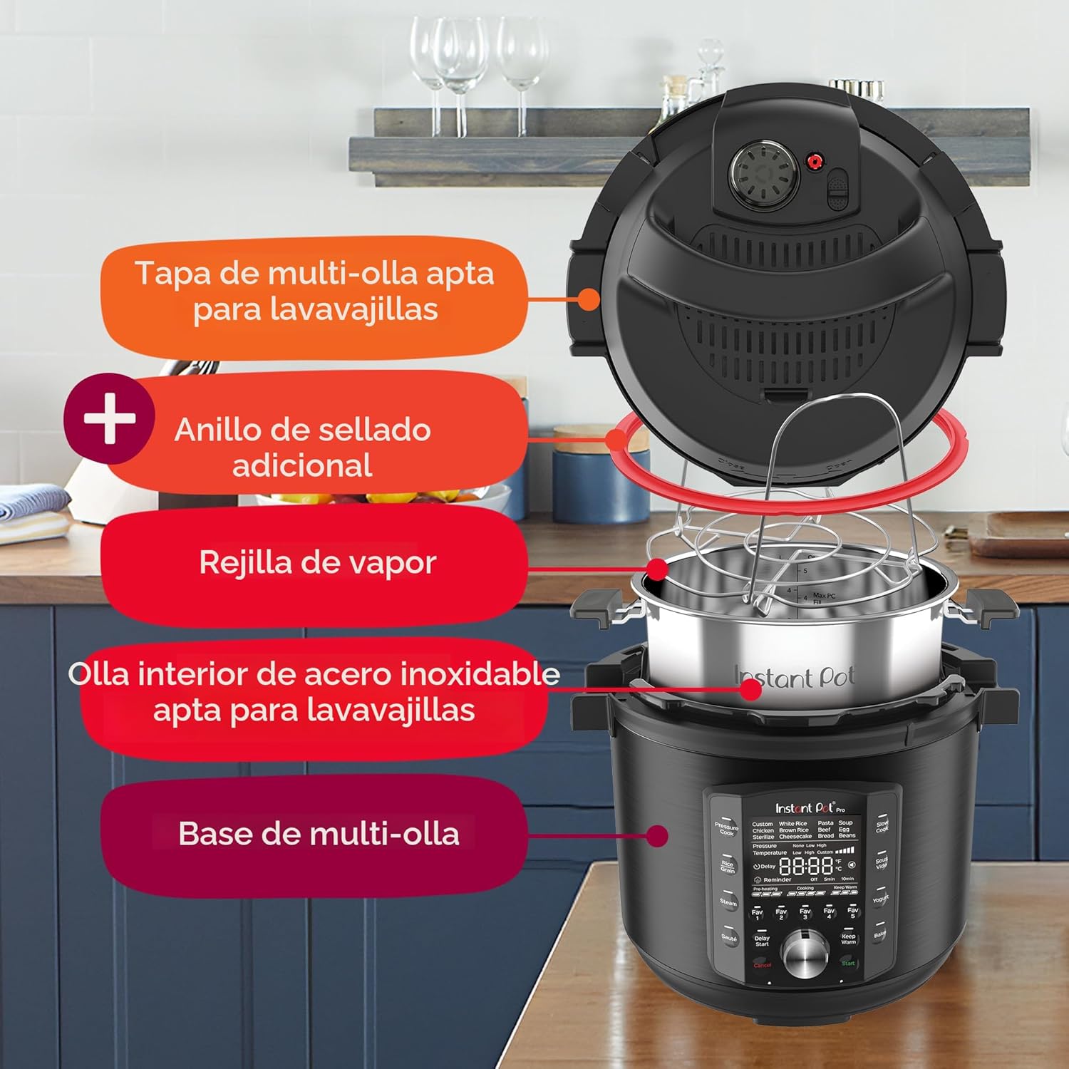 Instant Pot Pro olla eléctrica a presión