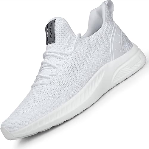 Feethit - Tenis de correr para hombre antideslizantes con suela de hoja